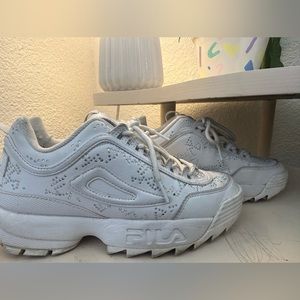 Women Rhinestone Fila Disruptor 7